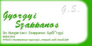 gyorgyi szappanos business card